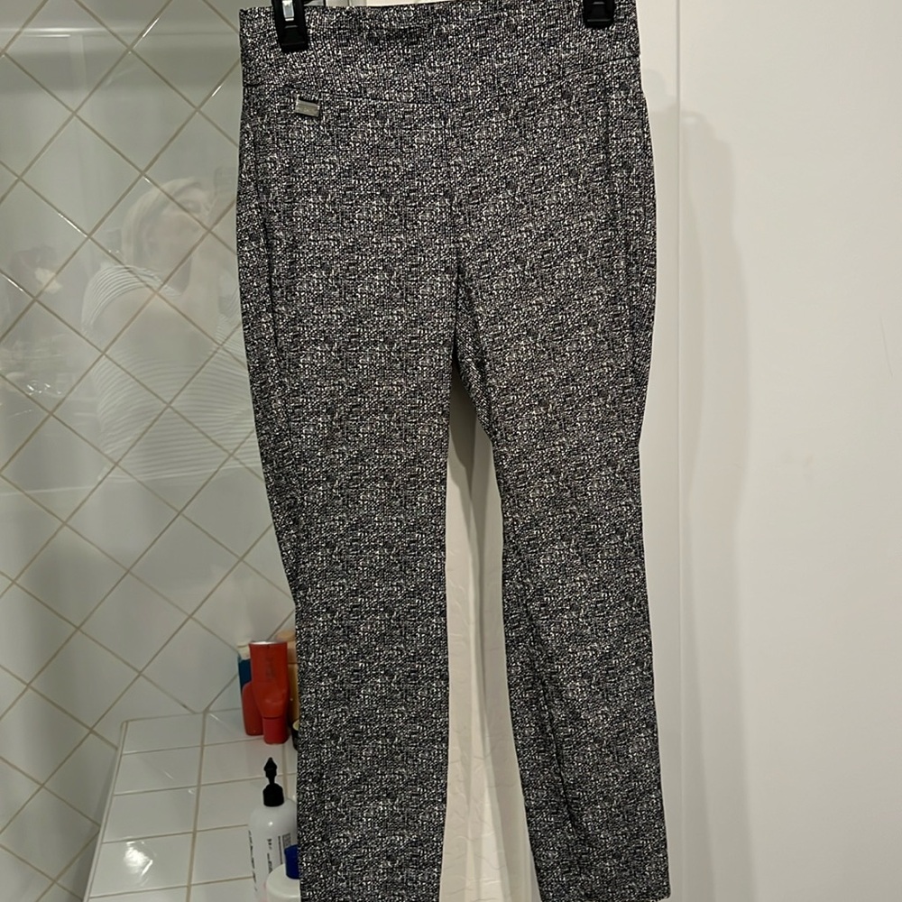 Cropped stretch pants